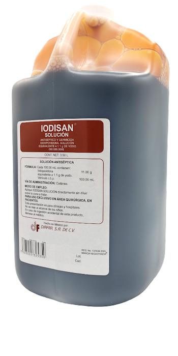Antiséptico Iodopovidona solución 3.5 Litros Iodisan