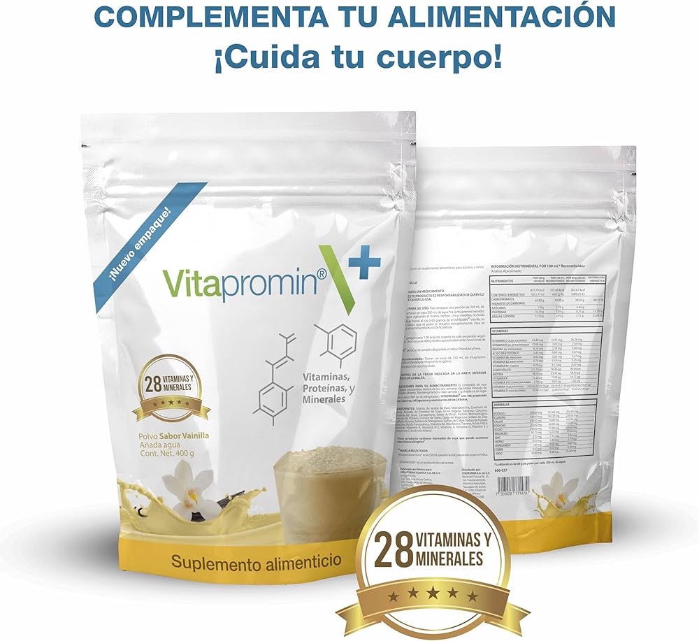 Vitapromin polvo vainilla bolsa de 400g