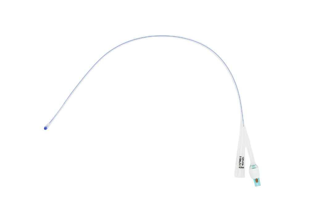 Sonda Foley Silicón con globo 5 ml calibre 12 FR. (2 vías ) 38 cm de longitud. NIPRO. Pieza
