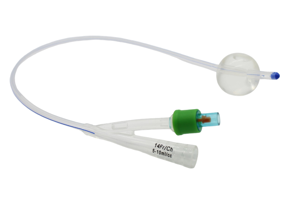 Sonda Foley Silicón con globo 5 ml calibre 14 FR. (2 vías ) 38 cm de longitud NIPRO. Pieza