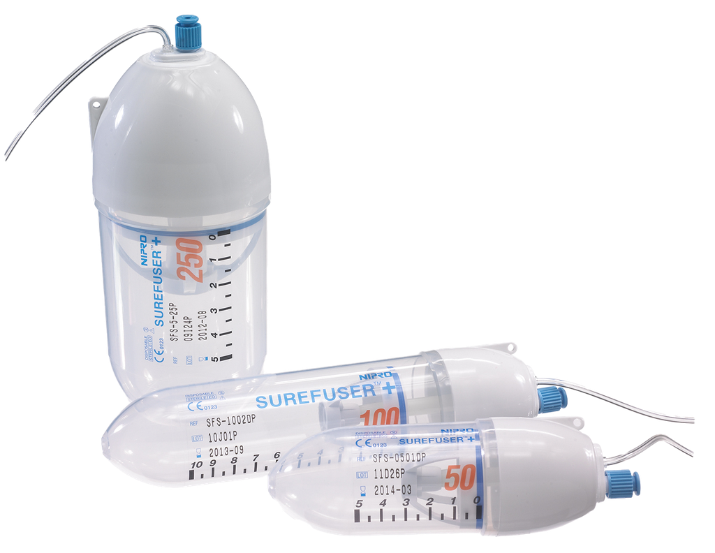 Bomba de Infusión continua a largo plazo, volumen 250 ml,  flujo 5 mL/hr NIPRO