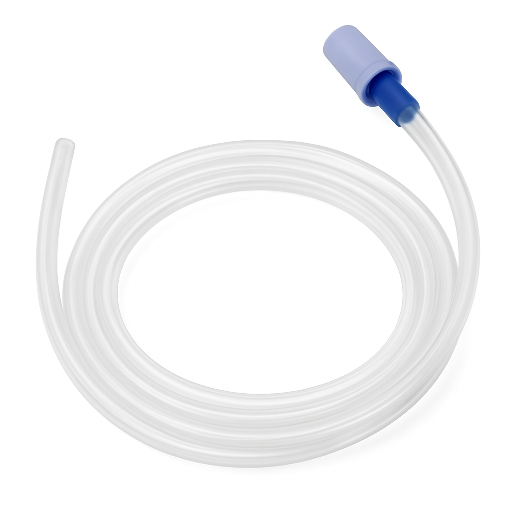 Sonda o tubo para drenaje urinario delgado 6.4 mm x 150 cm.