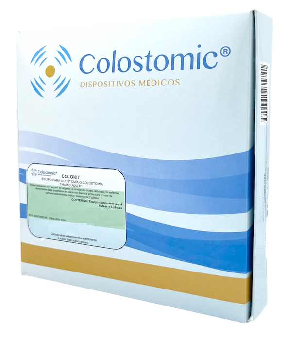 Equipo para ileostomía o colostomía tamaño Adulto. Equipo ColoKit