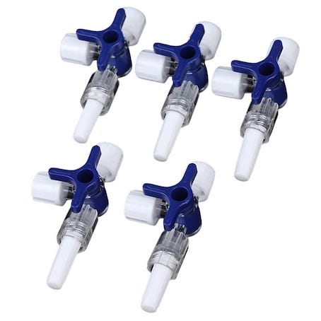Llaves de 4 vías sin tubo de extensión. 
