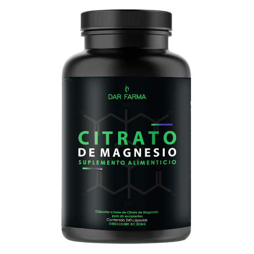 [DF-003] Citrato de Magnesio 866 g Frasco con 240 cápsulas