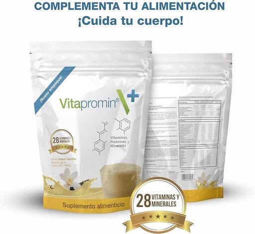 [(010.000.2739) 1501-029] Vitapromin polvo vainilla bolsa de 400g