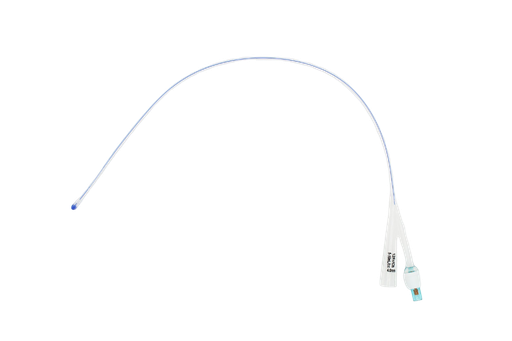 [SF-2WS12FR-C] Sonda Foley Silicón con globo 5 ml calibre 12 FR. (2 vías ) 38 cm de longitud. NIPRO. Pieza