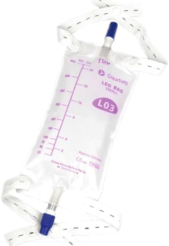 [GTC-GCU230103] Bolsas recolectora de orina para pierna con cinturón 600 ml. Pieza L03