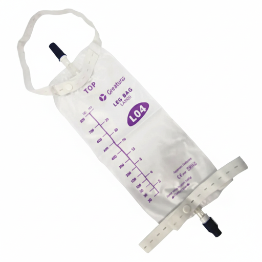Bolsas recolectora de orina para pierna con cinturón 800 ml. L04 Pieza 