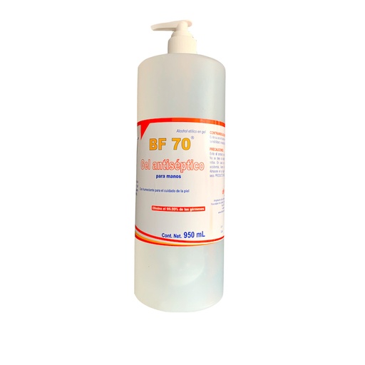 [ALCH-GEL-1L] Alcohol en gel 950 ml con dispensador. Pieza.