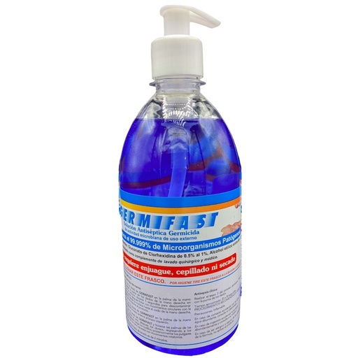 [060.066.1011] Antiséptico gluconato de clorhexidina y alcohol etílico 500 ml.