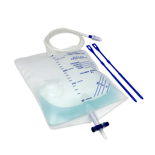 [060.125.1879 (DM-610)] Bolsa recolectora de orina para cama  2000 ml. Pieza