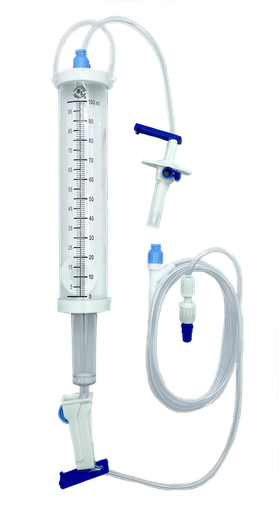 [VMDLLA] Equipo para volúmenes medidos sistema Libre de aguja 100 ml. Equipo