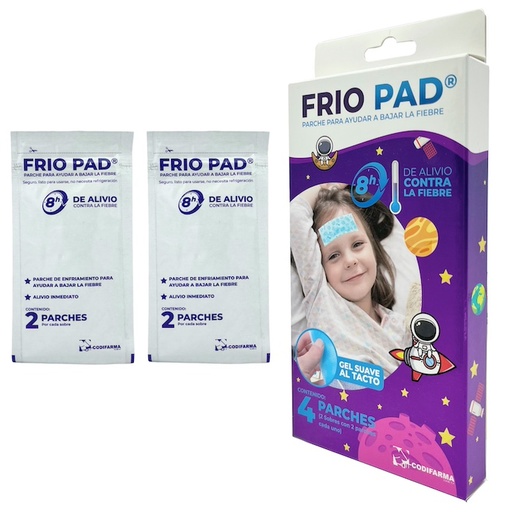 [FRIOPAD] Frio Pad Caja con 2 sobres con 2 parches cada uno